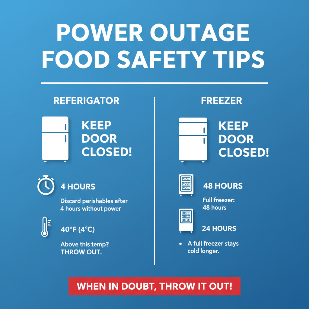 How Long Can Food Last in a Refrigerator Without Power?